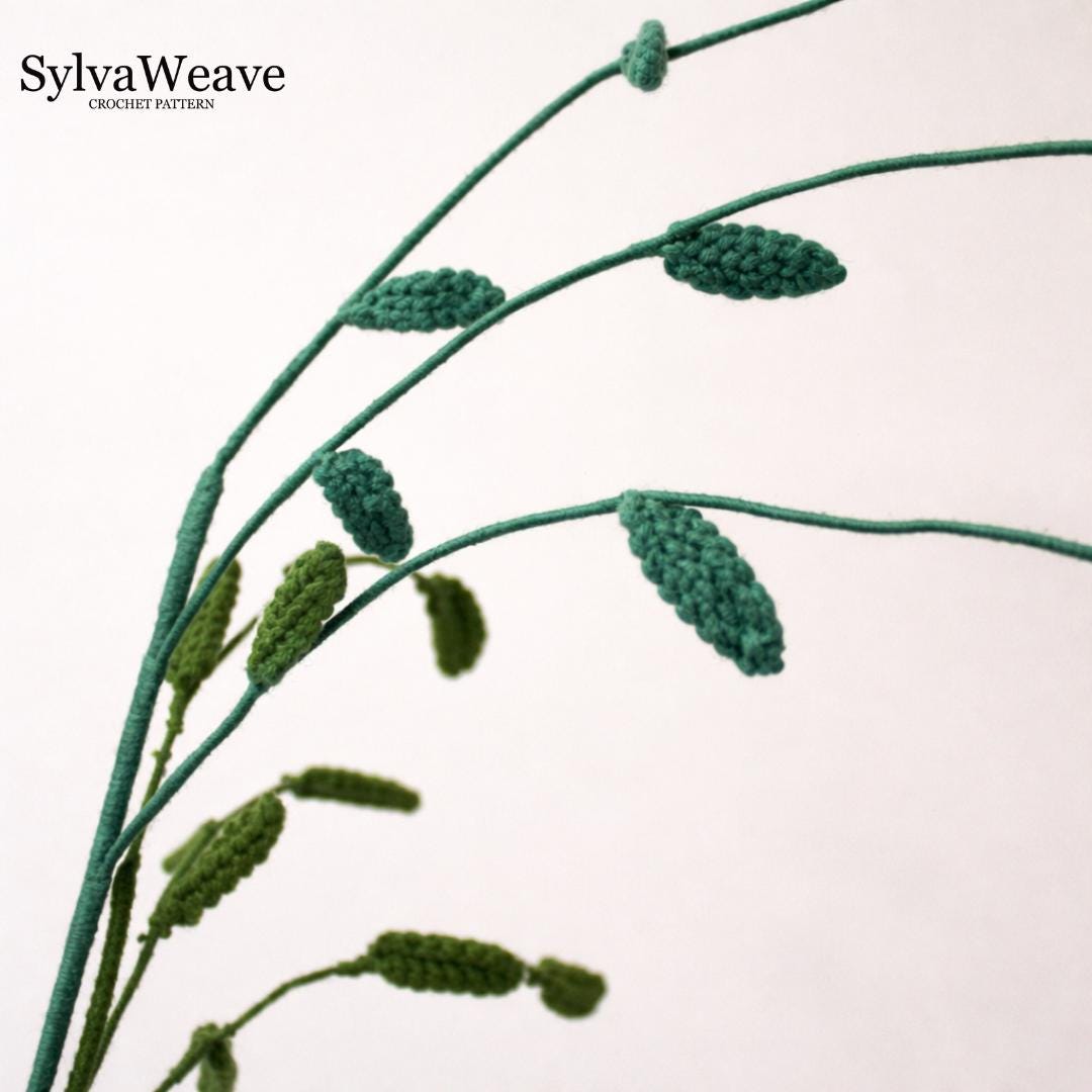 Beginner Crochet Oat Grass Pattern (PDF + Video Tutorial)