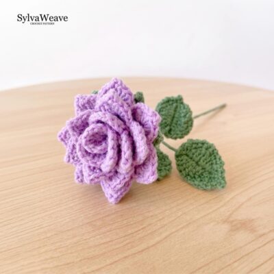 Pointed Rose Crochet Pattern PDF with Video Tutorial, Elegant Flower Bouquet DIY Gift Pointed Rose Crochet Pattern PDF with Video Tutorial, Elegant Flower Bouquet DIY Gift