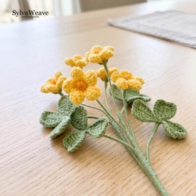 Four Leaf Clover Crochet Pattern PDF with Video Tutorial, Lucky Charm DIY Gift Four Leaf Clover Crochet Pattern PDF with Video Tutorial, Lucky Charm DIY Gift