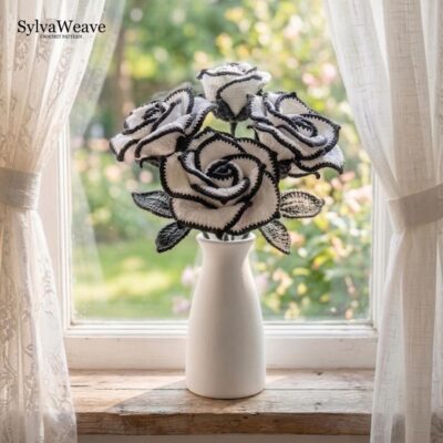 Crochet Rose Pattern PDF & Video Tutorial | Realistic Floral Amigurumi DIY (5 languages, flower bouquet) Crochet Rose Pattern PDF & Video Tutorial | Realistic Floral Amigurumi DIY (5 languages, flower bouquet)