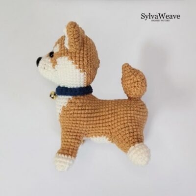 Crochet Dog Pattern, Animal Amigurumi PDF & Video Tutorial, 5 languages, Shiba Inu Crochet Dog Pattern, Animal Amigurumi PDF & Video Tutorial, 5 languages, Shiba Inu