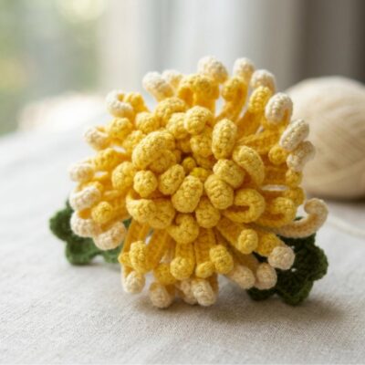 Crochet Flower Pattern PDF with Video Tutorial, Realistic Bouquet Tutorial, Beginner Friendly | Chrysanthemum Crochet Flower Pattern PDF with Video Tutorial, Realistic Bouquet Tutorial, Beginner Friendly | Chrysanthemum
