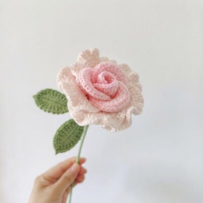 Rose Crochet Flower Pattern (Video & PDF), Realistic Amigurumi Bouquet DIY Rose Crochet Flower Pattern (Video & PDF), Realistic Amigurumi Bouquet DIY
