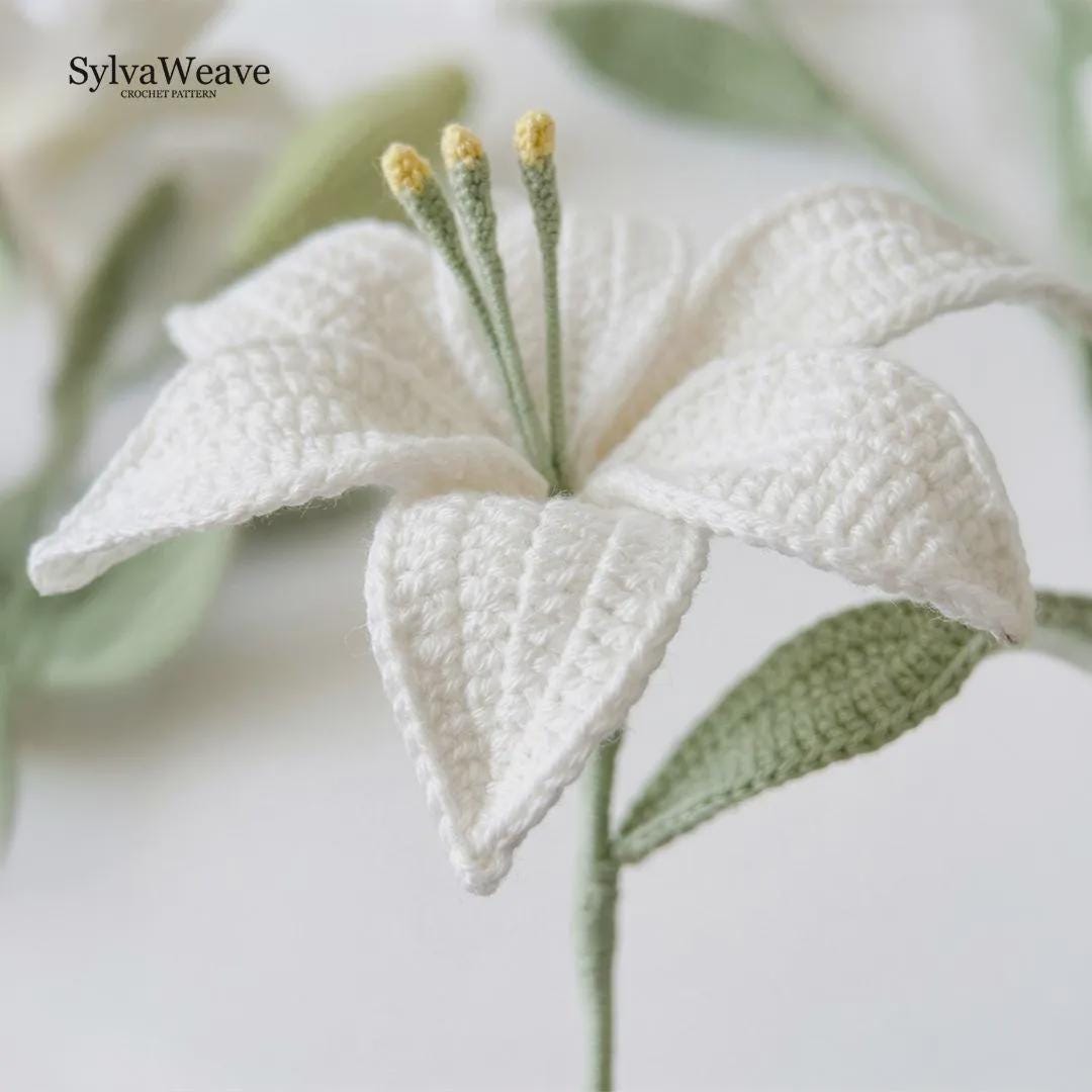 Crochet Flower Bouquet Bundle Pattern PDF with Video, Dahlia, Rose, Lily, Cherry Blossom, Amigurumi flower, Wedding Bouquet, Valentine