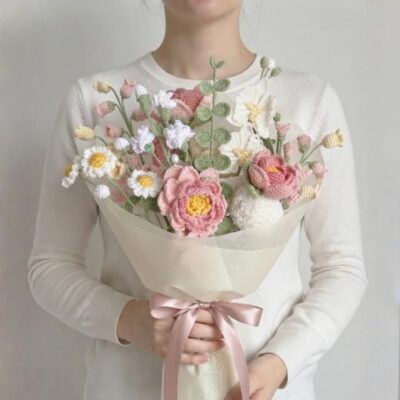 Crochet Flower Bouquet Bundle Pattern PDF with Video, Peony, Daisy, Moth Orchid, Freesia, Amigurumi flower, Wedding Bouquet, Valentine Crochet Flower Bouquet Bundle Pattern PDF with Video, Peony, Daisy, Moth Orchid, Freesia, Amigurumi flower, Wedding Bouquet, Valentine
