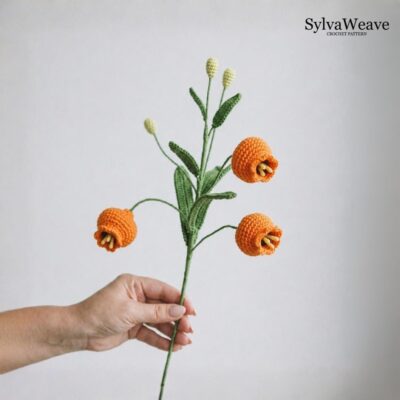 Crochet Flower Pattern PDF| Orange Bell Flower Crochet Pattern| Flower Bouquet| Crochet Floral Decor| Amigurumi Flower | DIY Crochet Pattern Crochet Flower Pattern PDF| Orange Bell Flower Crochet Pattern| Flower Bouquet| Crochet Floral Decor| Amigurumi Flower | DIY Crochet Pattern