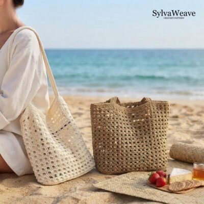 Crochet Beach Tote Bag Pattern , Summer Travel Bag PDF, Market Bag Pattern, Beach Bag Easy crochet, DIY Vacation Gift for Her Crochet Beach Tote Bag Pattern , Summer Travel Bag PDF, Market Bag Pattern, Beach Bag Easy crochet, DIY Vacation Gift for Her