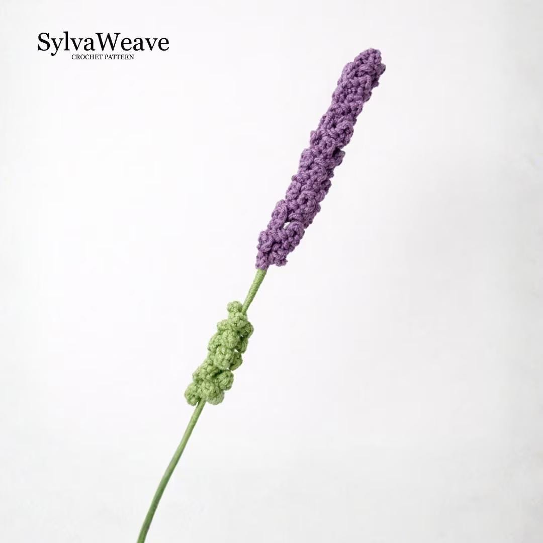 8-in-1 Crochet Flower Bouquet Pattern PDF, Video Tutorial, Crochet Lily, Lavender, Crochet Beginner, Gift for her, Anniversary Flower