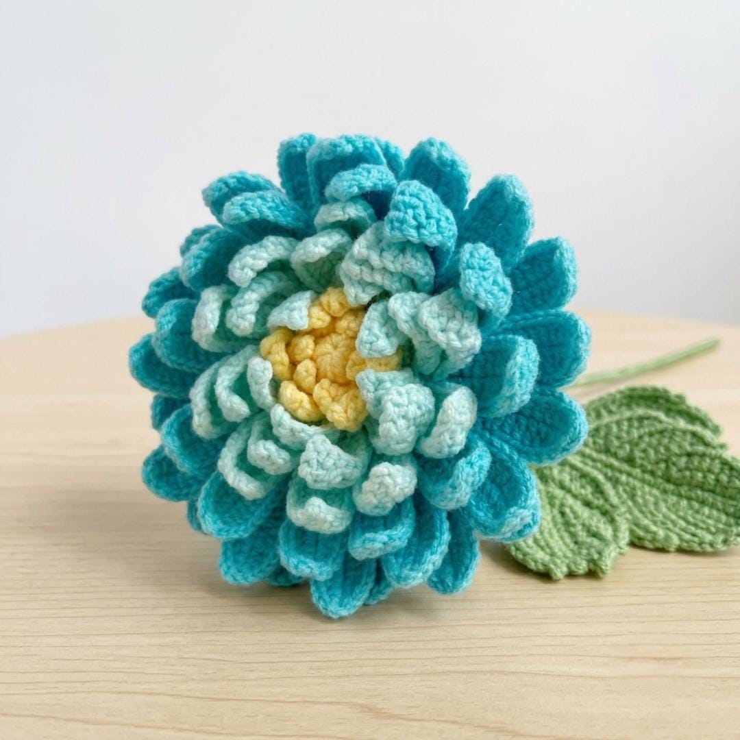7-in-1 Crochet Flower Bouquet Pattern, Multi-Language Video Tutorial (Dahlia, Tulip, Lily)