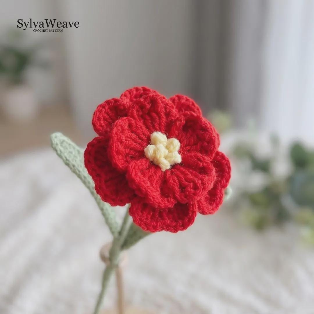 Crochet Flower Bouquet Bundle Pattern PDF with Video, Rose,Tulip,Lily,Lavender, Amigurumi flower, Wedding Flower, Valentine, 12 types Floral
