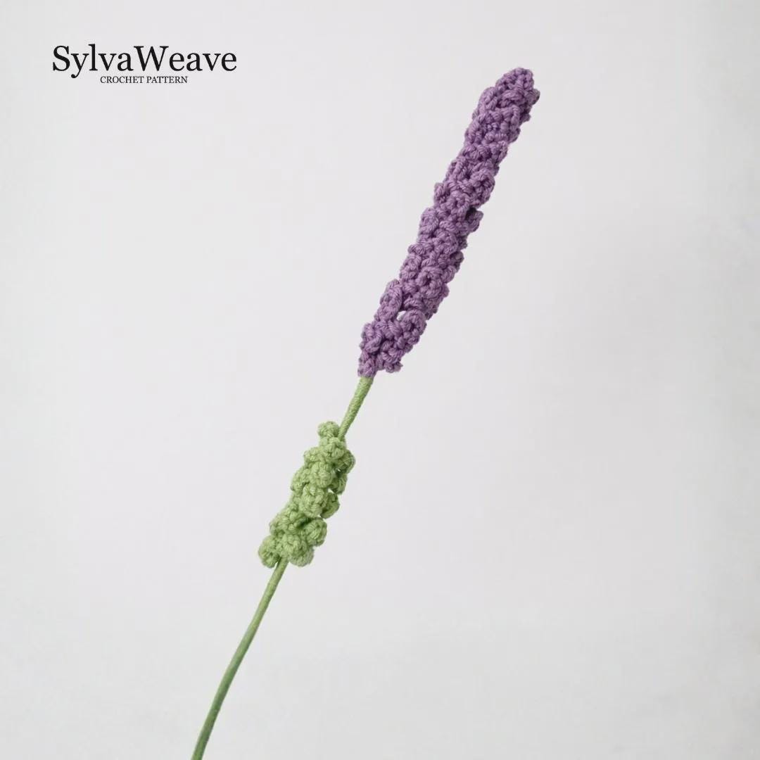 Crochet Flower Bouquet Bundle Pattern PDF and Video, Lavender, Tulip, Calla Lily, Amigurumi flower, Wedding Flower, Valentine, 5 types