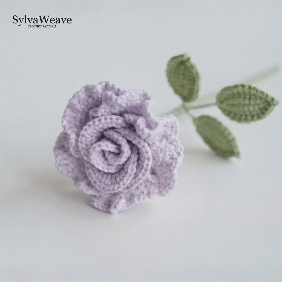 Crochet Flower Bouquet Bundle Pattern PDF with Video, Rose,Tulip,Lily,Lavender, Amigurumi flower, Wedding Flower, Valentine, 12 types Floral