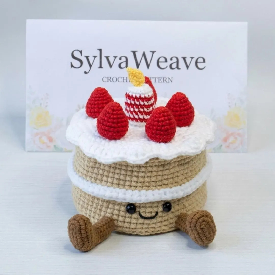 Birthday Cake Crochet Pattern PDF and Video Tutorial (Jellycat Style) - Image 5