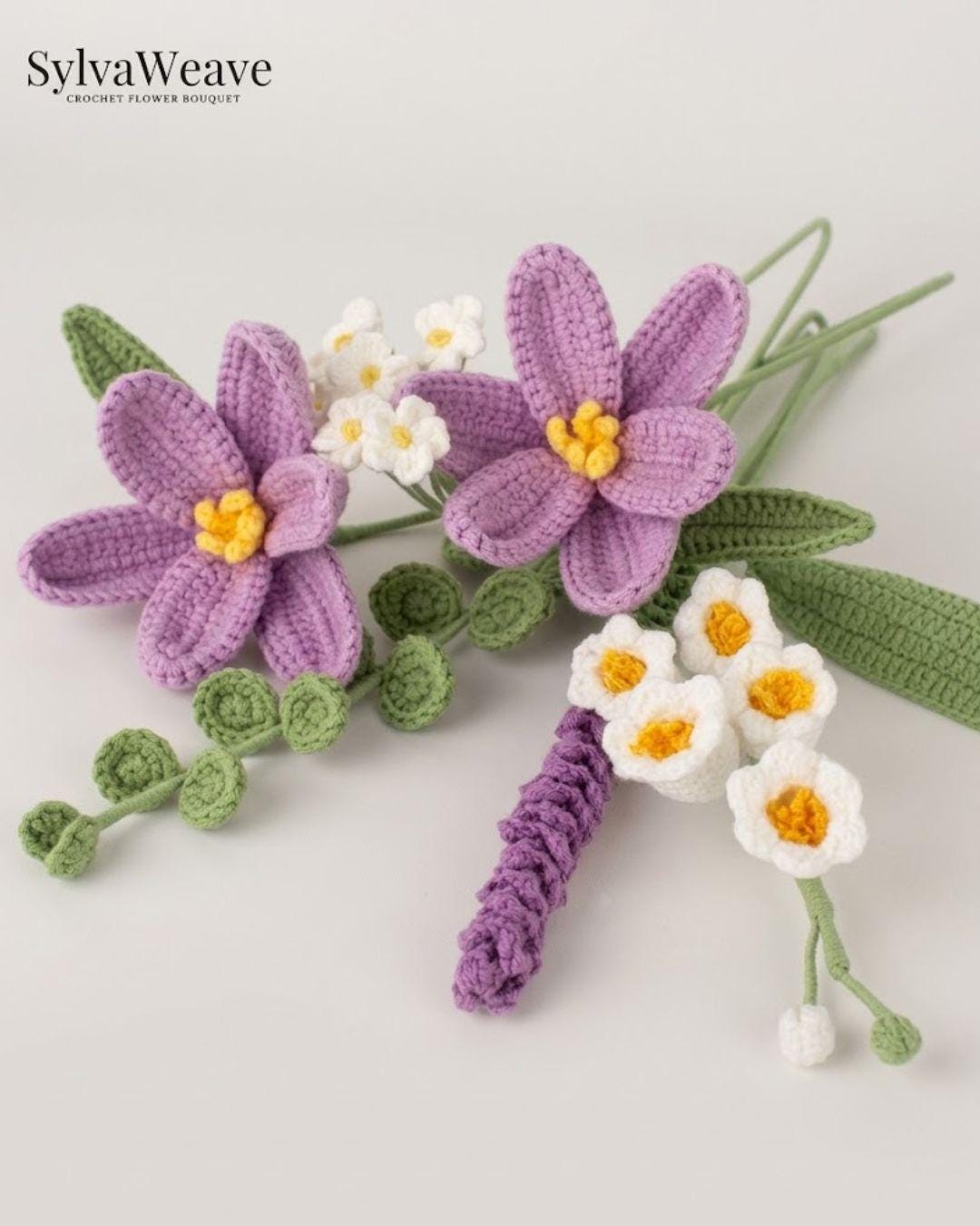Handmade Crochet Tulip Bouquet, Everlasting Flower Gift for Her, Anniversary Floral Gift, Permanent Flower for Girlfriend, Floral Home Decor - Image 5